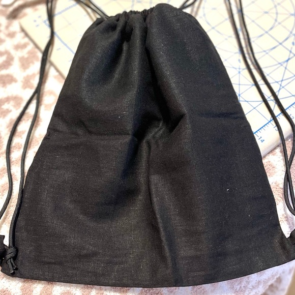 Drawstring bag-girls 5-10yrs-Sparkly purple confetti Diamond shape sequin fabric - Picture 5 of 5